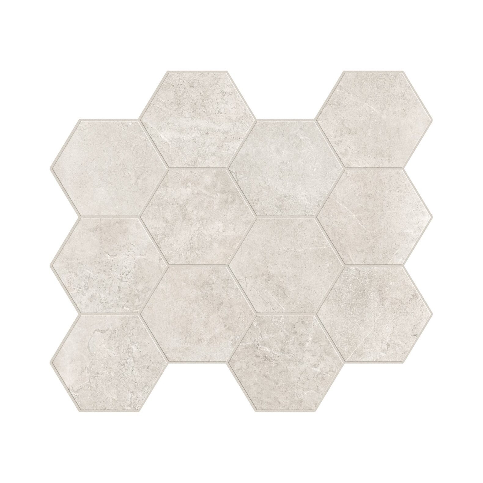 Evolution Pietra Hexagon Mosaic 30x34 Avorio