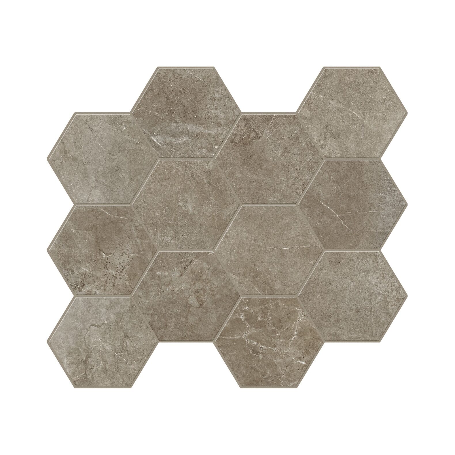 Evolution Pietra Hexagon Mosaic 30x34 Dune