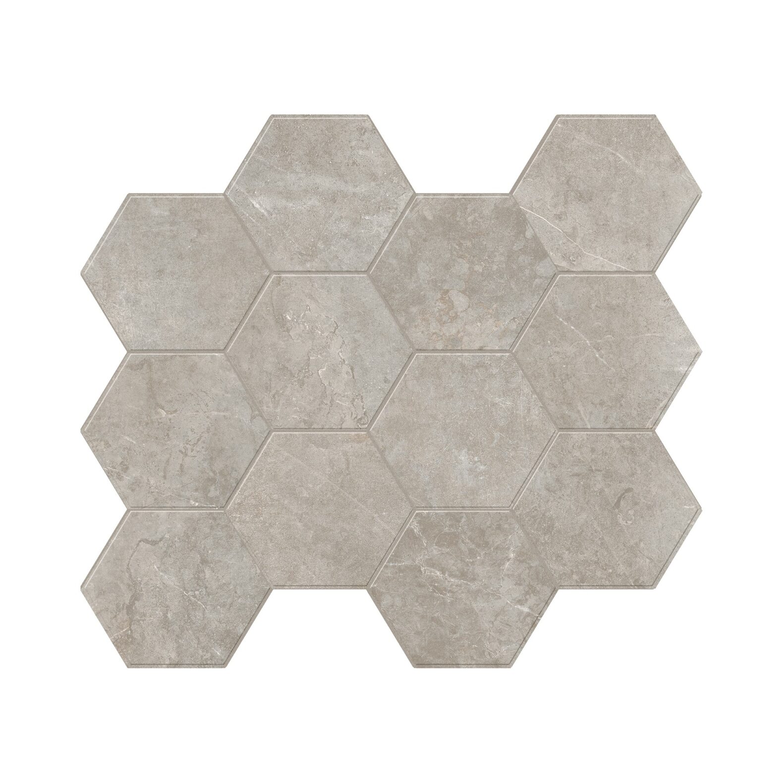 Evolution Pietra Hexagon Mosaic 30x34 Mist