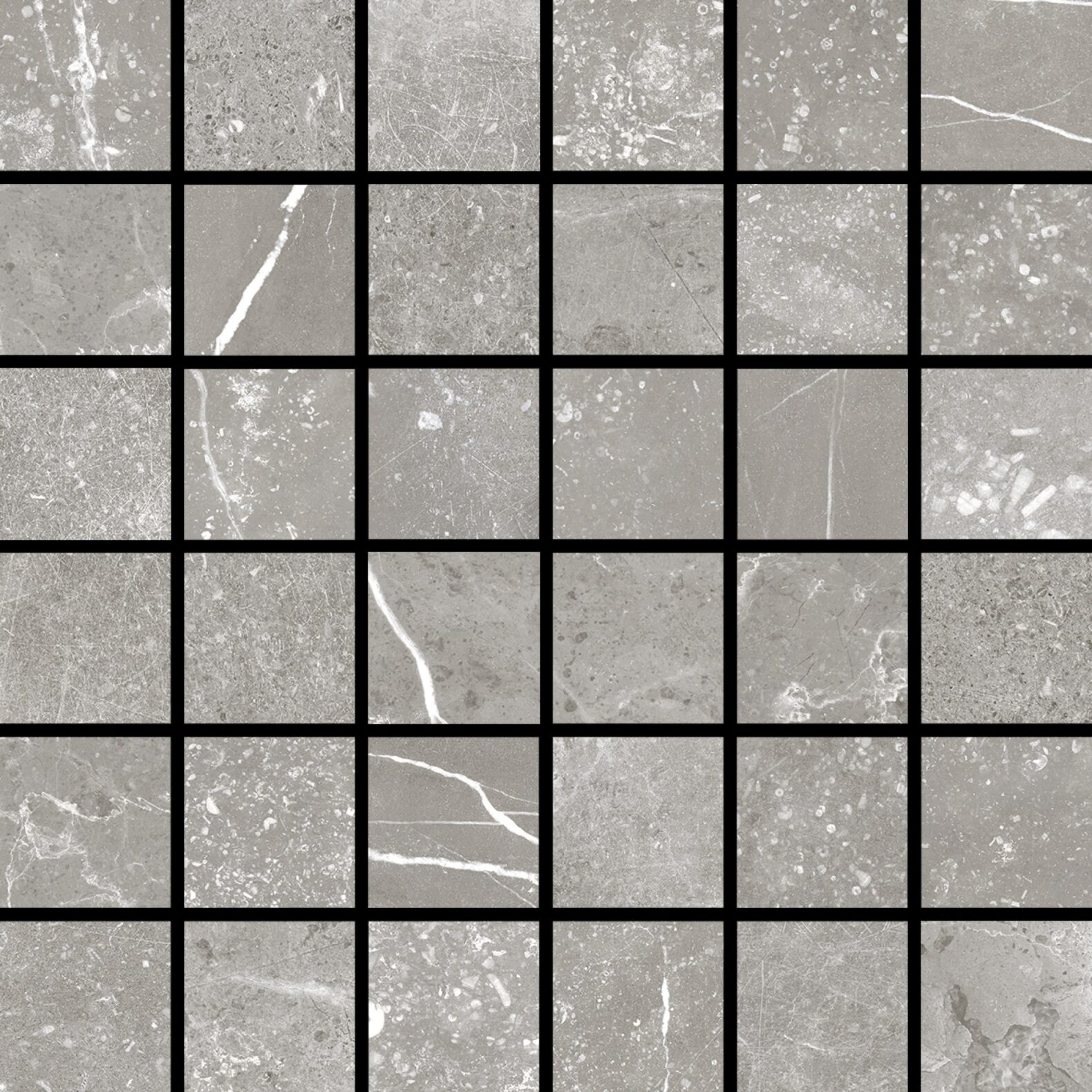 Marmi Genesi 5x5 Mosaic Titanium