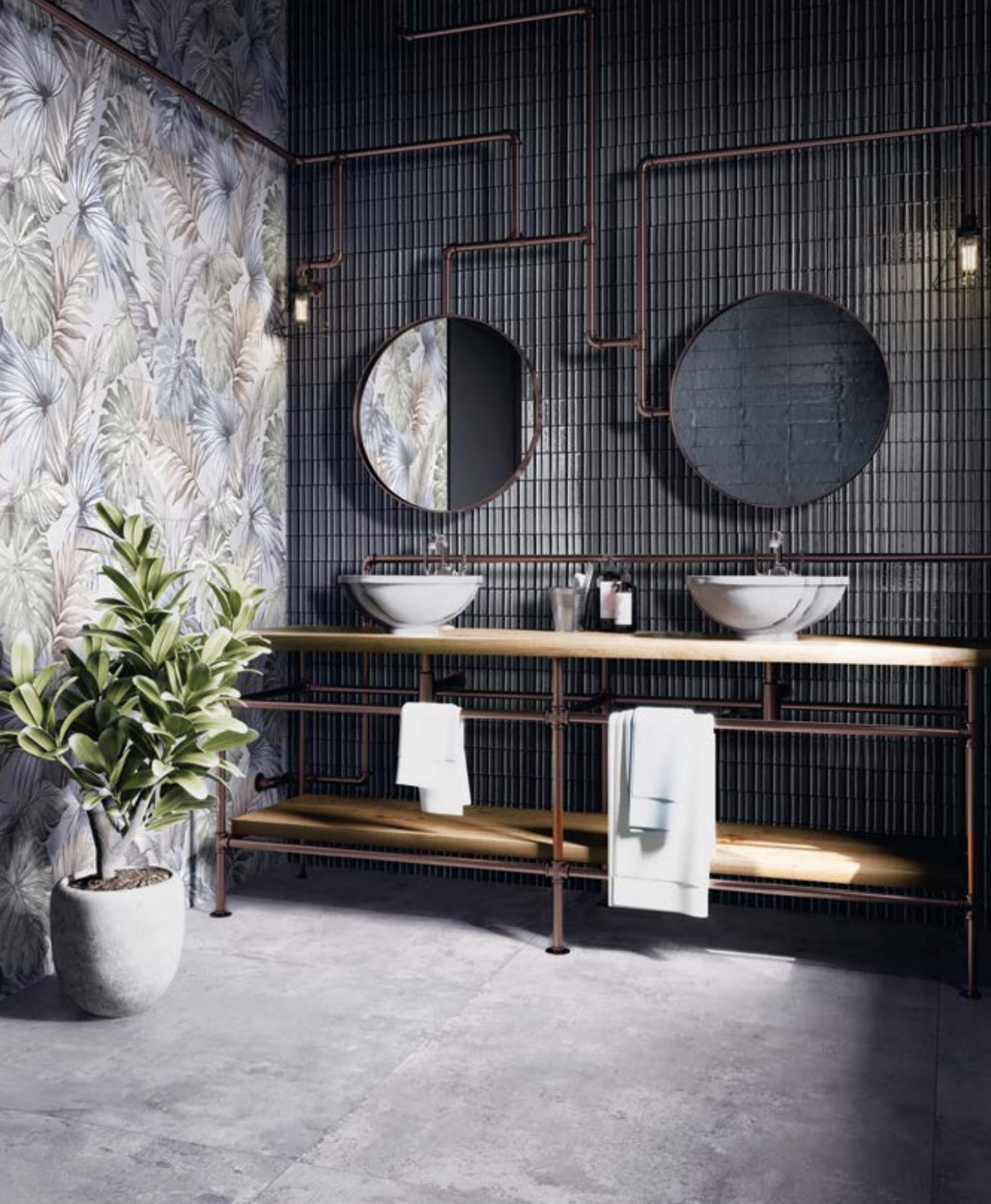 Vetro 7.5x20_Blu Décor