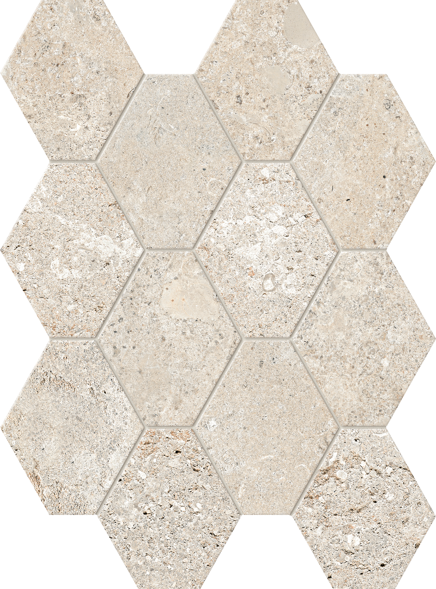 Pietra Crocce Hexagon_Taupe